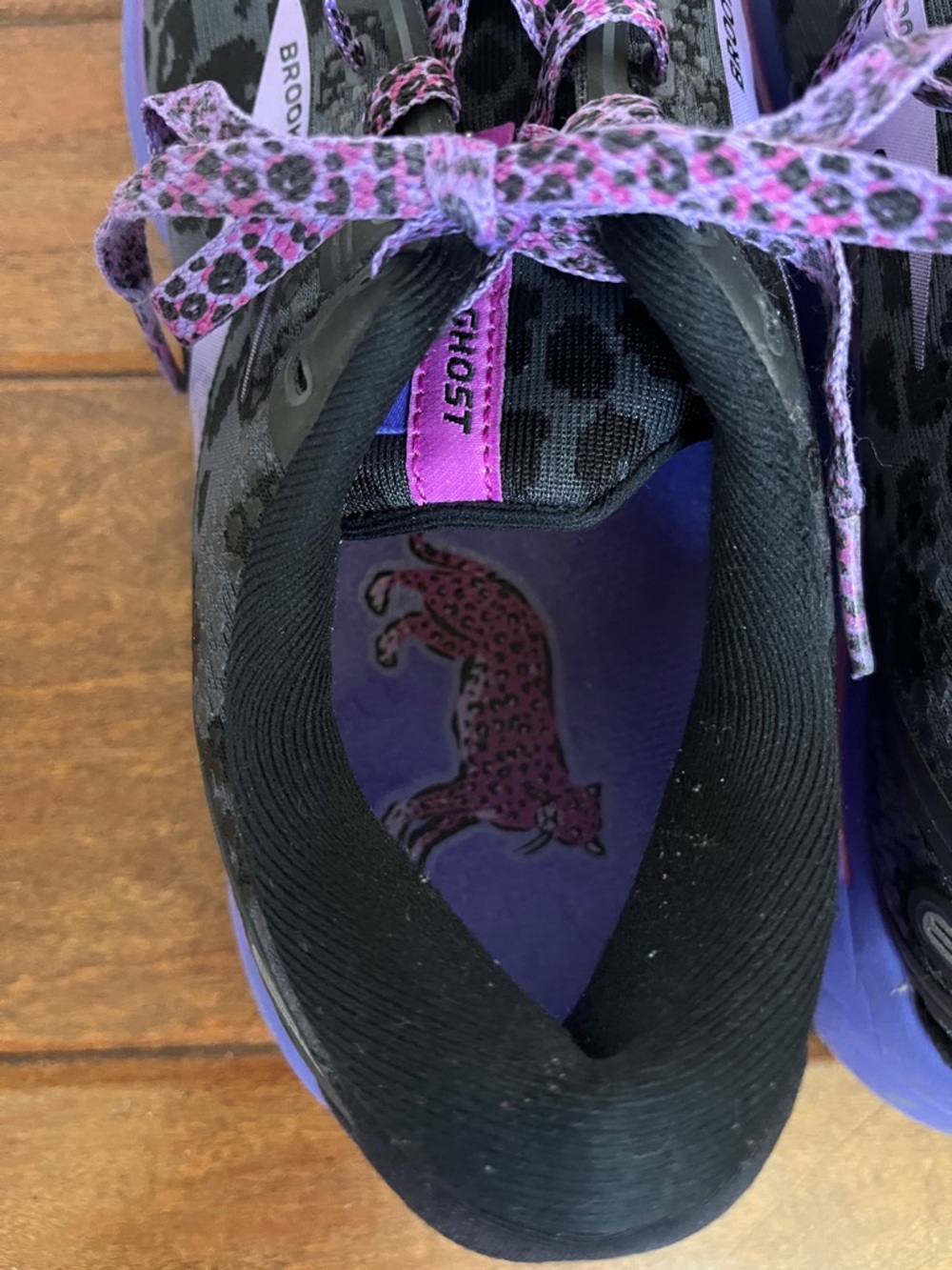 Brooks Women’s Running Shoes - Black and Purple - Picture 4 of 5